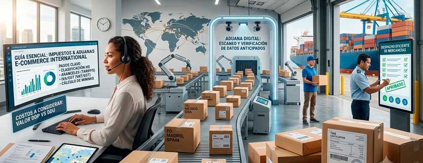 Vender al Mundo Online: Guía Esencial de Impuestos y Deberes Aduaneros para el E-commerce Internacional (DDP vs. DAP)